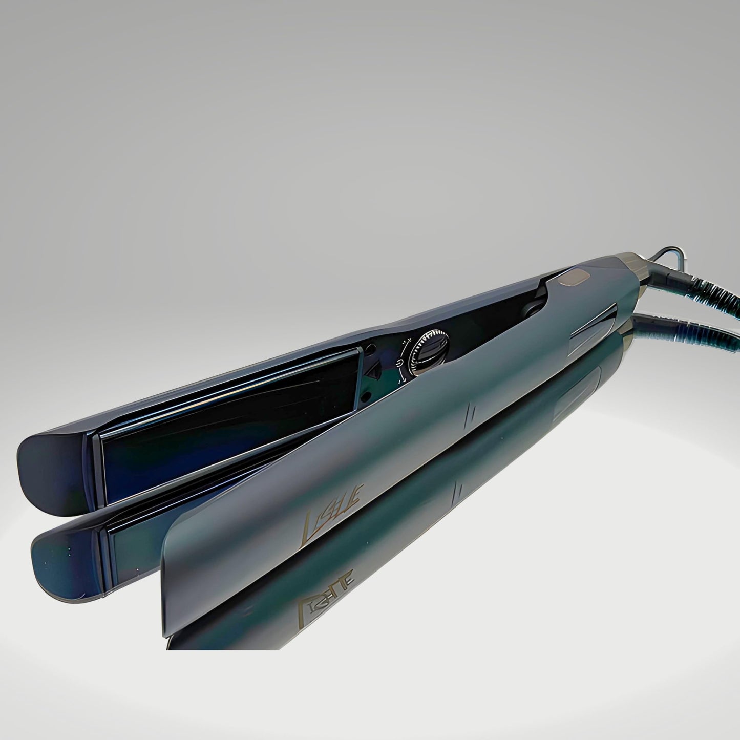 Ebony Edition Flat Iron - 1.25 Inch Titanium Plates, Fast Heating, Frizz-Free, Travel Friendly