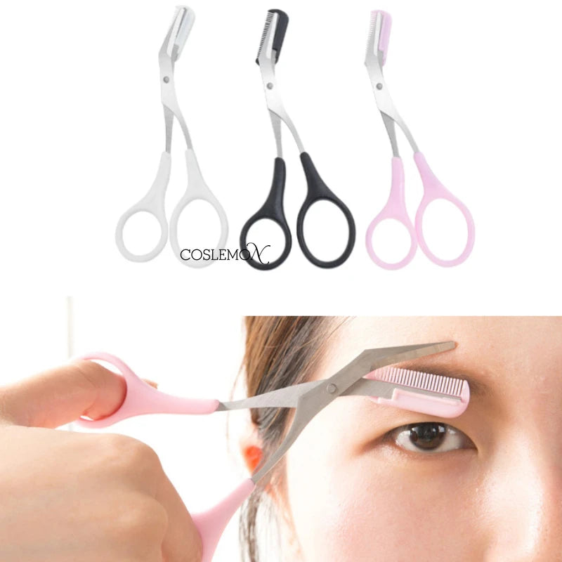 Eyebrow Trimmer Scissors with Comb Beauty Products for Women Eyebrow Shaver Makeup Tools Beauty Razor Grooming Cosmetic