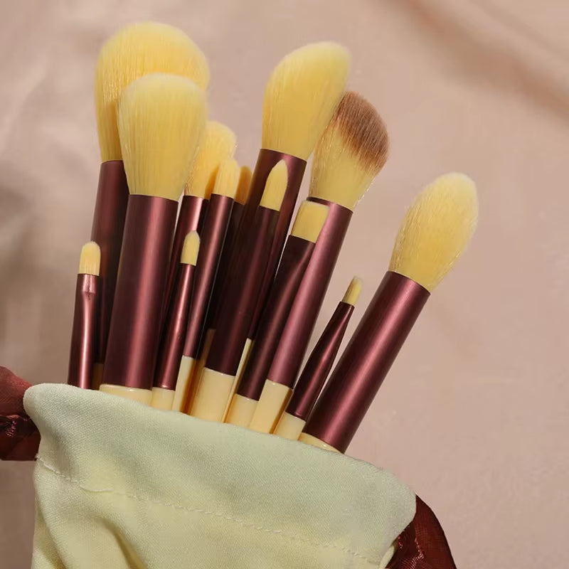 13PCS Soft Fluffy Makeup Brush Set Soft Beauty Eye Shadow Foundation Make-Up Rouge Repair Brush Beauty Products Makeup Brush Kit