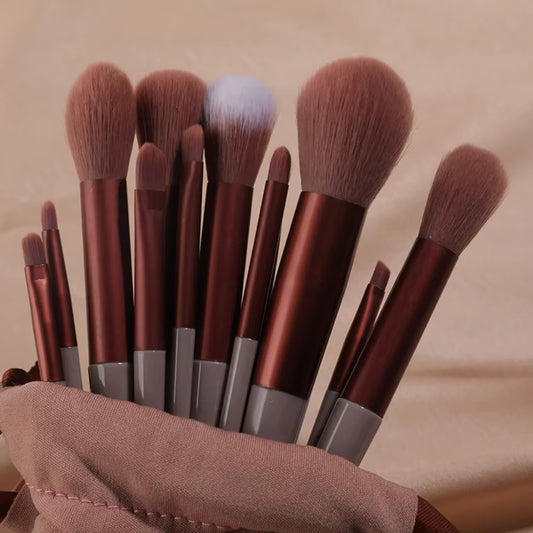 13PCS Soft Fluffy Makeup Brush Set Soft Beauty Eye Shadow Foundation Make-Up Rouge Repair Brush Beauty Products Makeup Brush Kit