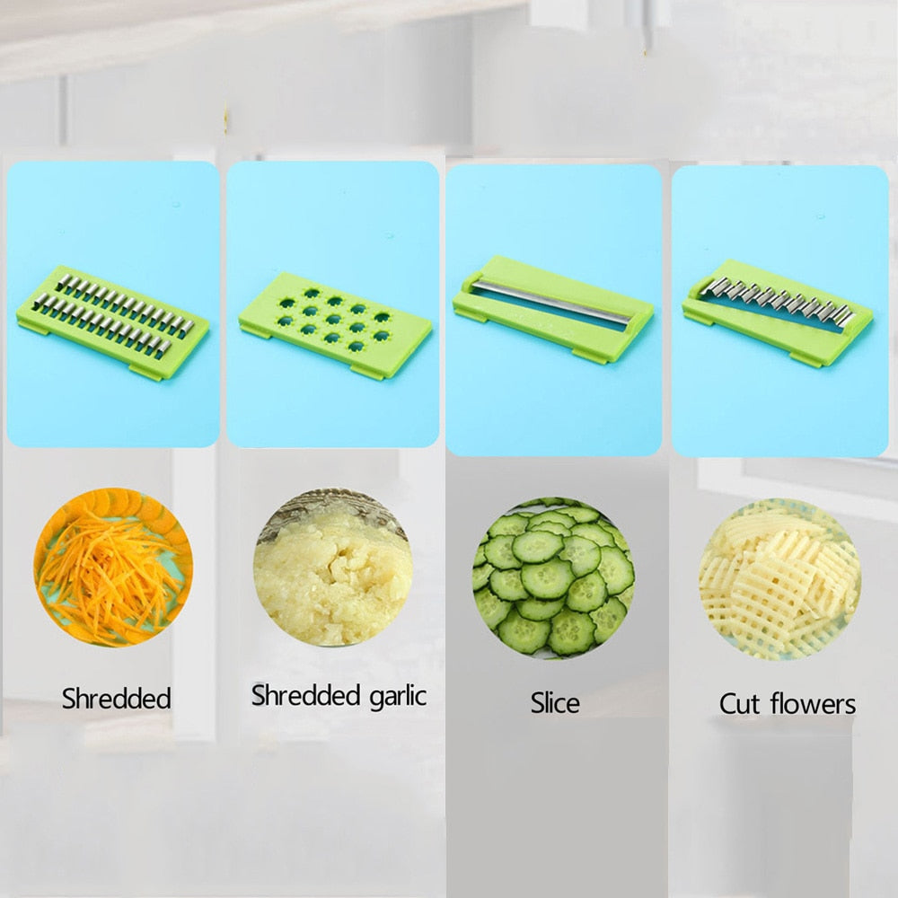 Vegetable Cutter Multifunctional Slicer Fruit/Potato Peeler/Carrot Grater Kitchen accessories/basket vegetable slicer