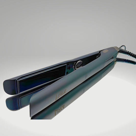 Ebony Edition Flat Iron - 1.25 Inch Titanium Plates, Fast Heating, Frizz-Free, Travel Friendly