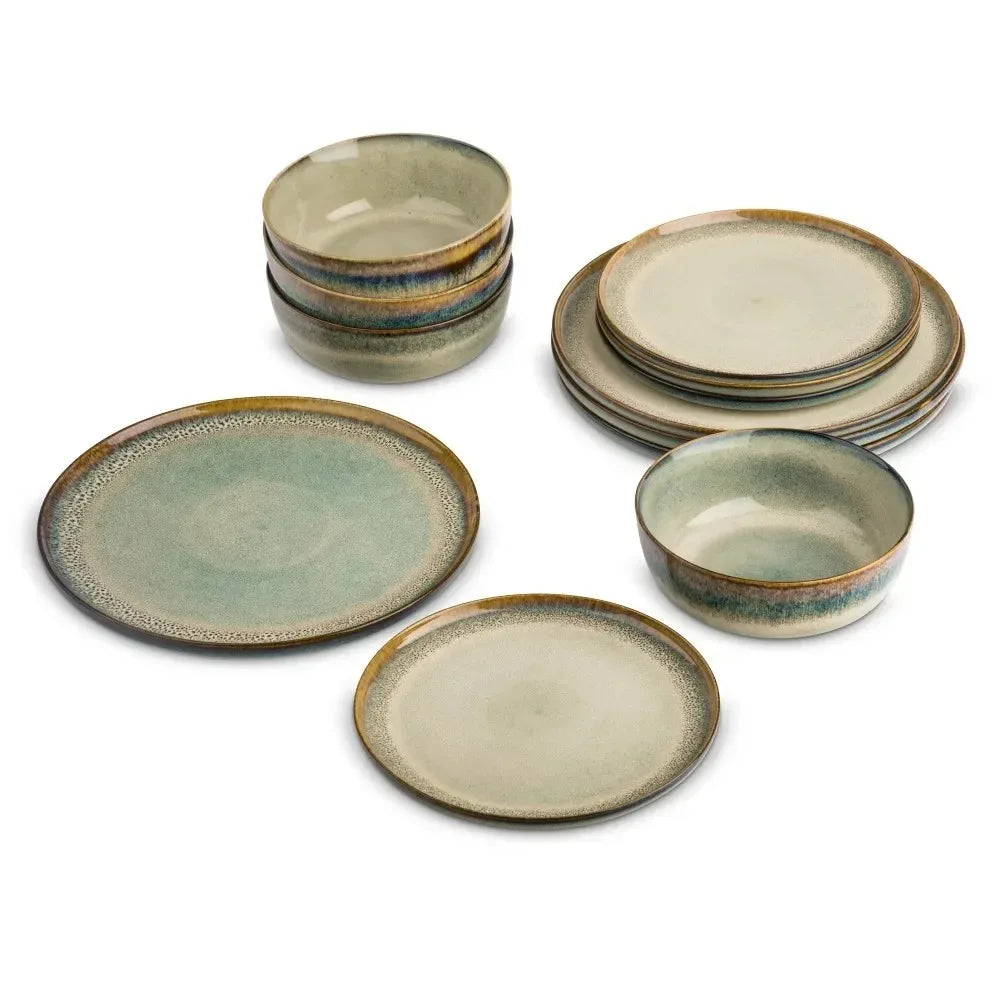 12-Piece Ceramic Dinnerware Set